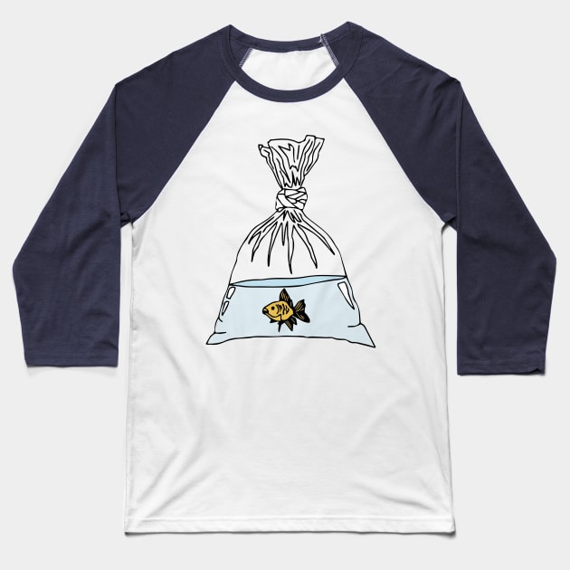 fish Baseball T-Shirt by lipsofjolie